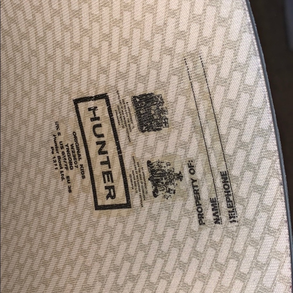 kids hunters boots silver - Picture 6 of 7